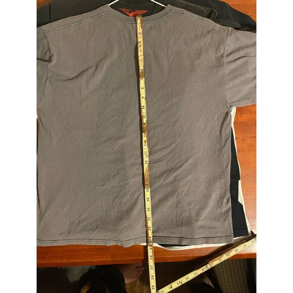 Vintage 92 Nirvana Smiley Face Tee Large Blue Anvil Tag 21x24.5 - Picture 7 of 7